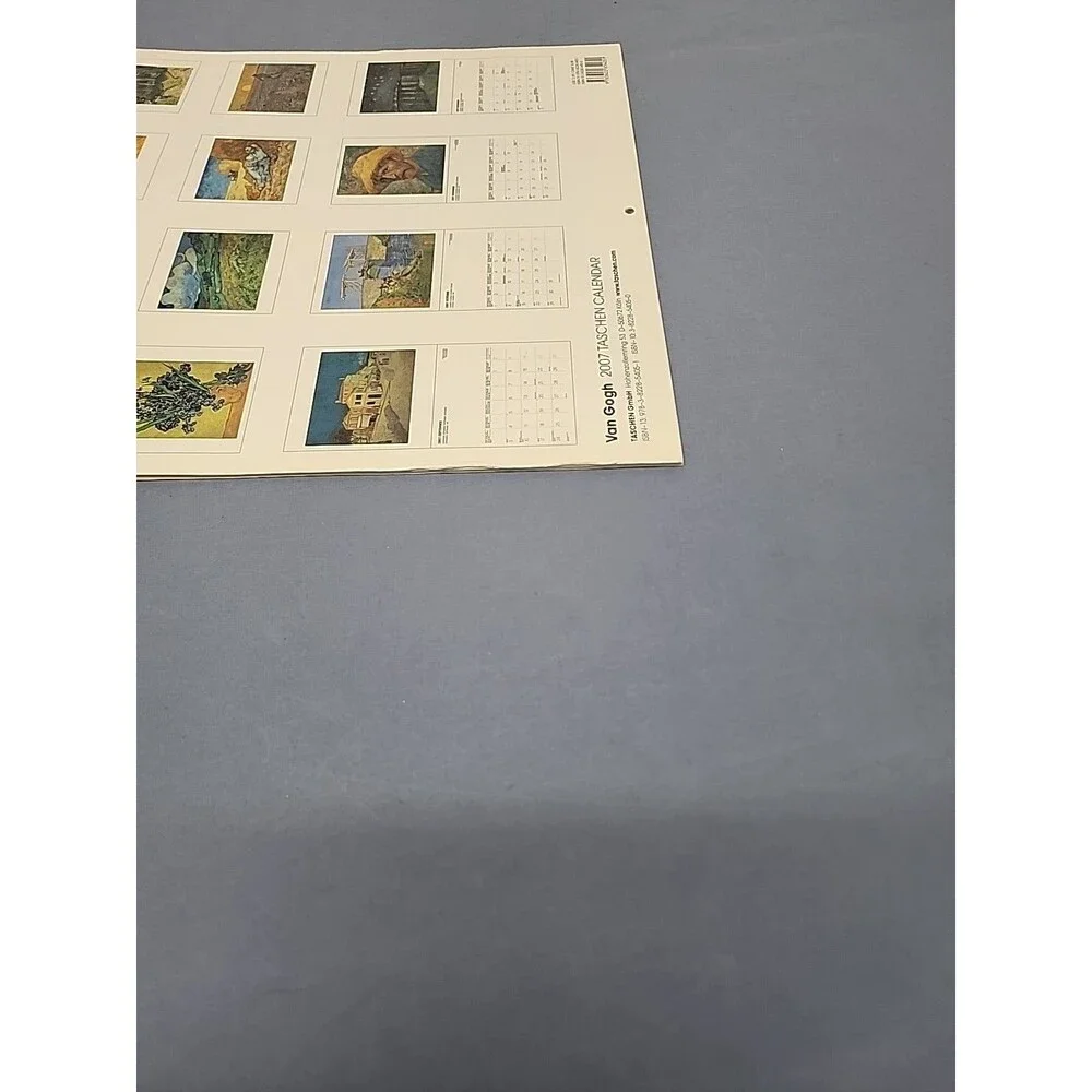 Taschen Calendar 2007 Van Gogh Made In Germany EUC From Amsterdam